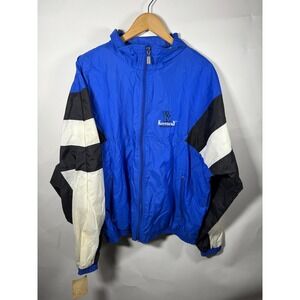 Holloway Kentucky Wildcats‎ Blue Black White Colorblock Windbreaker Jacket Men L